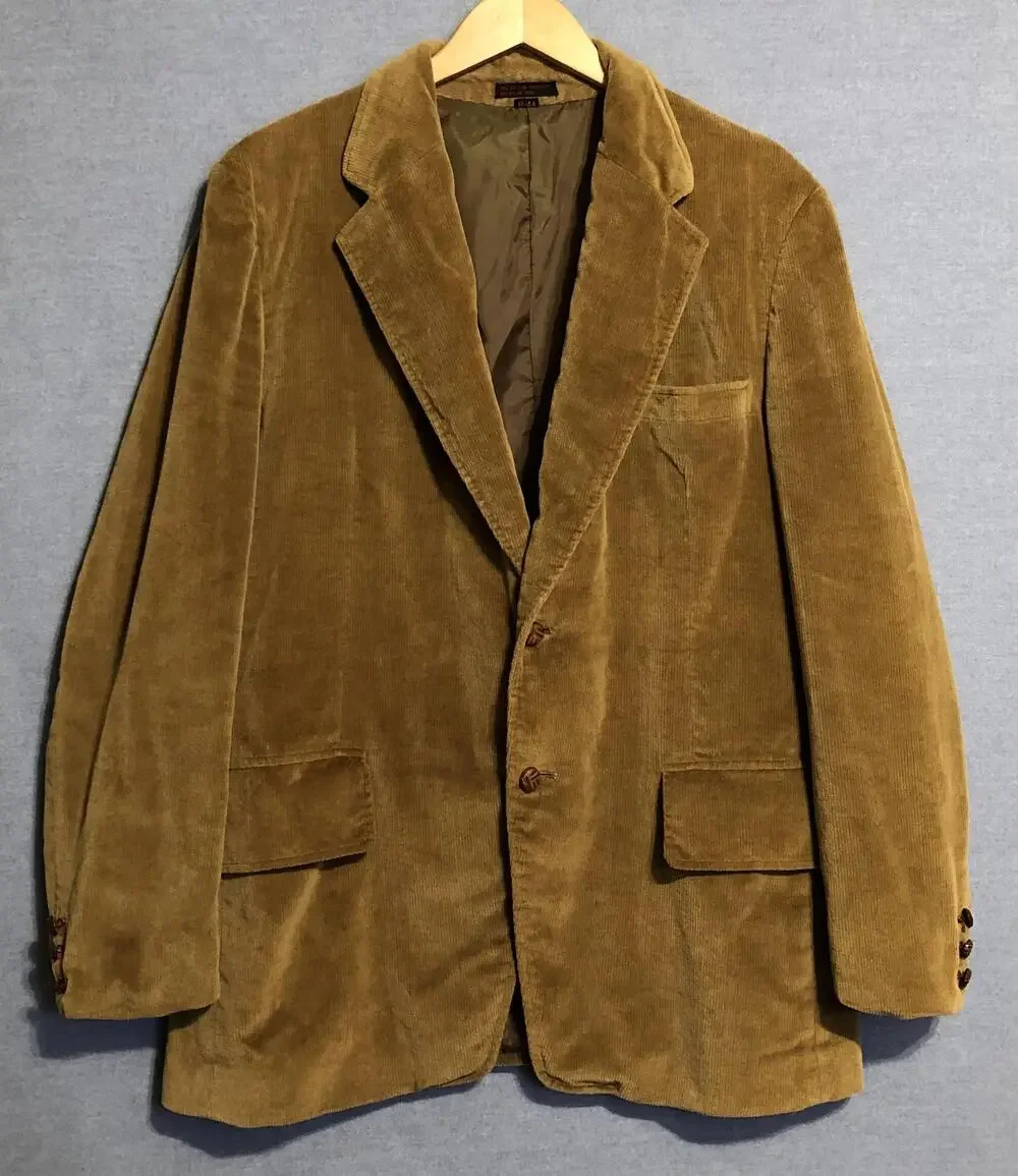 Vintage Jack Daniels Sport Coat Blazer Mens 44 Brown Corduroy Japan Now Jacket